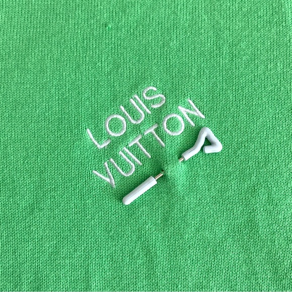 Louis Vuitton Japan Sweater Top Green Made in Italy Size M - Picture 2 of 10
